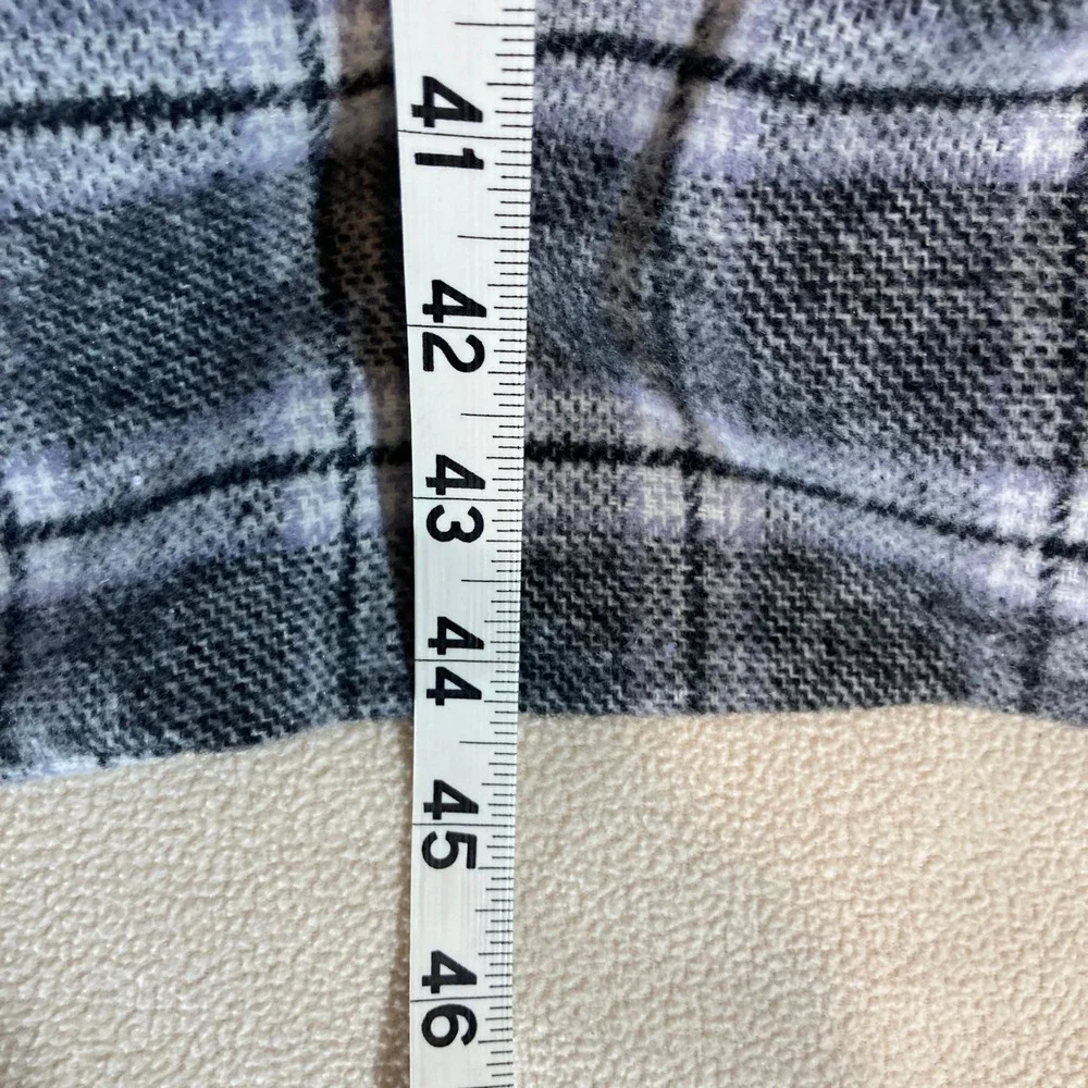 Evereve North Coast Coat Sz S Black/White Plaid‎ Wool Blend Professional Career
